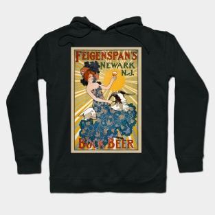 Feigenspan's Bock Beer Vintage Poster 1890s Hoodie